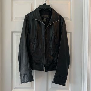 Genuine leather jacket.